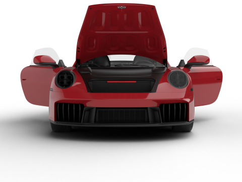 Porsche 911 Carrera 4GTS 2025 HQ 3D 모델