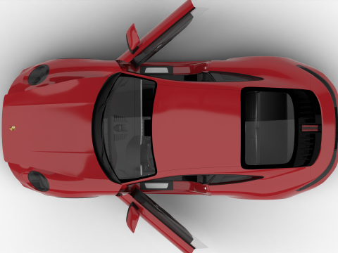 Porsche 911 Carrera 4GTS 2025 HQ 3D 모델