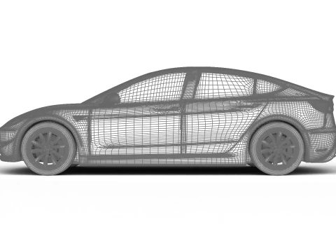 Tesla Modello 3 2024 Modello 3D