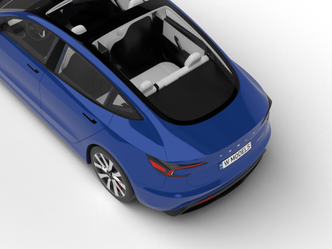 Tesla Model 3 2024 Modelo 3D