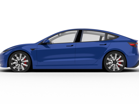 Tesla Model 3 2024 Modelo 3D