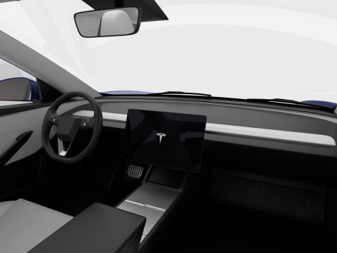 Tesla Model 3 2024 Modelo 3D