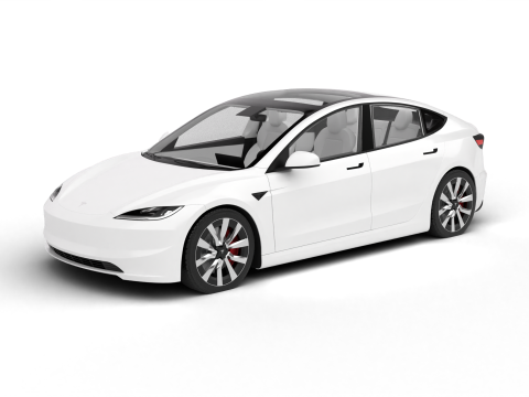 Tesla Model 3 2024 Model 3D
