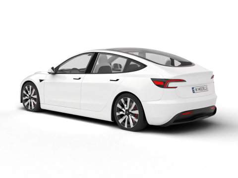 Tesla Model 3 2024 3D Model