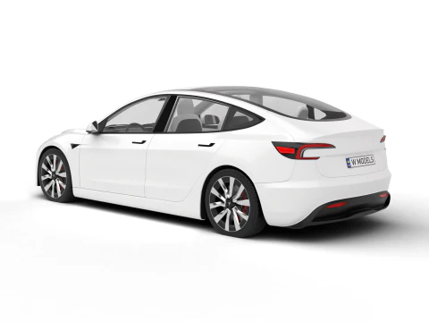 Tesla Model 3 2024 3D Model
