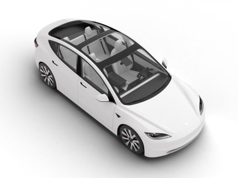 Tesla Model 3 2024 3D Model