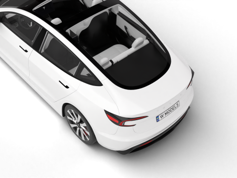 Tesla Model 3 2024 3D Model