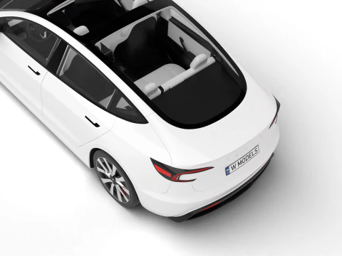 Tesla Model 3 2024 3D Model