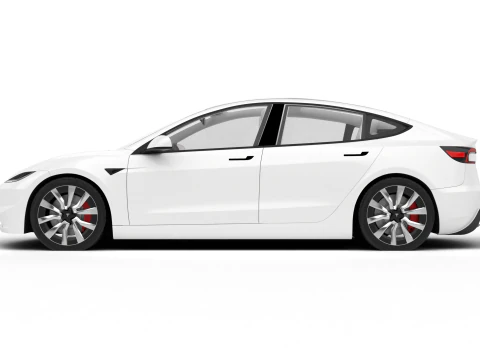 Tesla Model 3 2024 3D Model