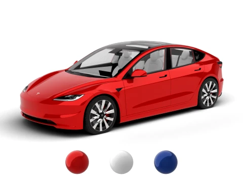 Tesla Model 3 2024 Modelo 3D