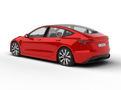 Tesla Model 3 2024 3D Model