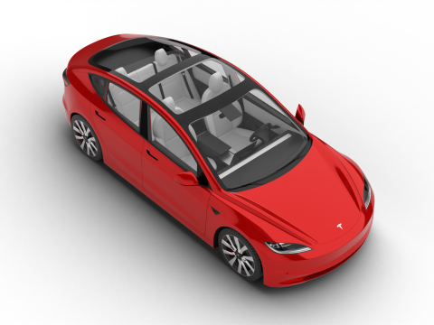 Tesla Model 3 2024 3D Model