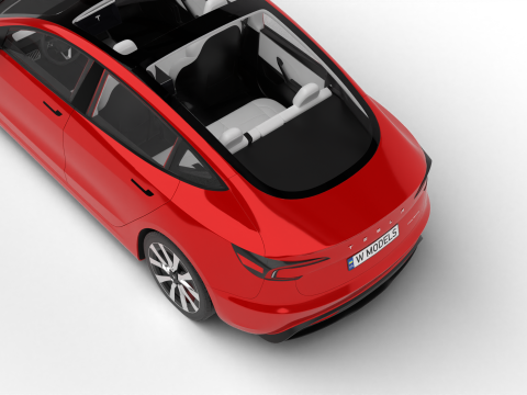 Tesla Model 3 2024 3D Model