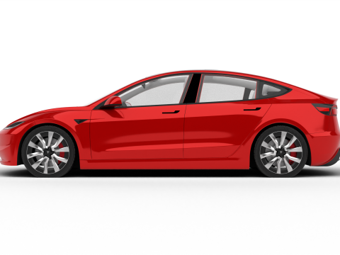 Tesla Model 3 2024 3D Model