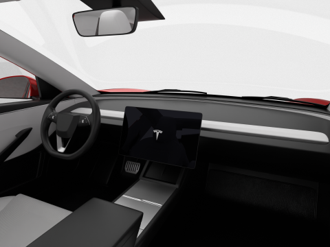 Tesla Model 3 2024 3D Model