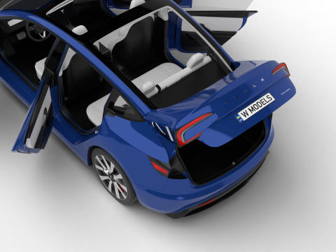 Tesla Model 3 2024 3D Model