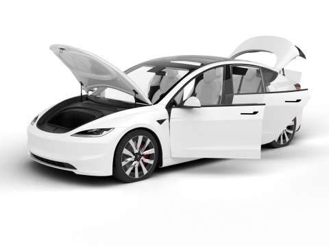 Tesla Model 3 2024 HQ Model 3D