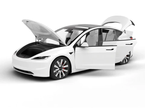 Tesla Model 3 2024 Genel Merkez 3D Model