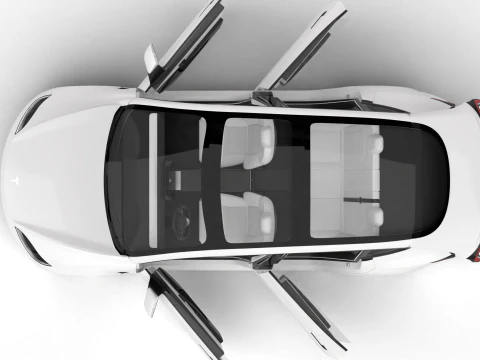 Tesla Model 3 2024 HQ 3D Model