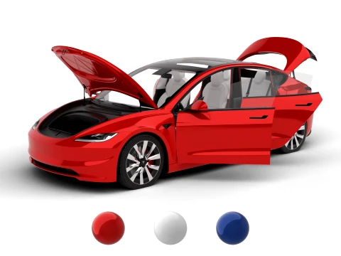 Tesla Model 3 2024 HQ Modelo 3D