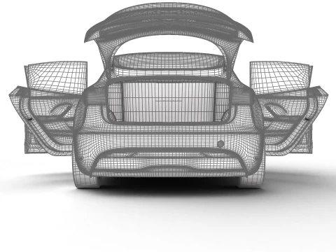 Tesla Model 3 2024 HQ 3D Model