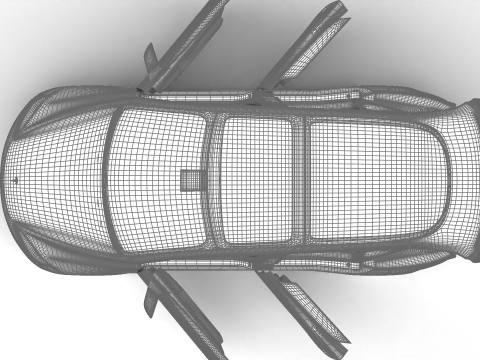 Tesla Model 3 2024 HQ 3Dモデル