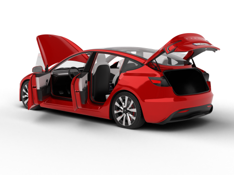 Tesla Model 3 2024 HQ 3Dモデル
