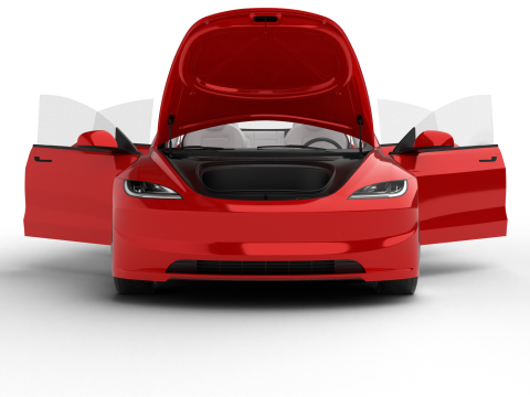 Tesla Model 3 2024 HQ 3Dモデル