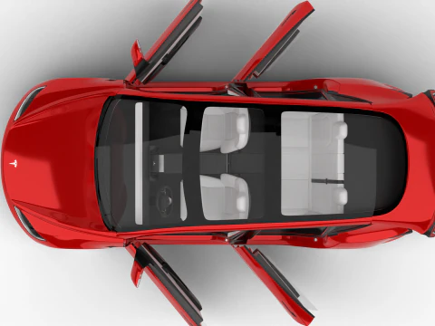 Tesla Model 3 2024 HQ 3D Model