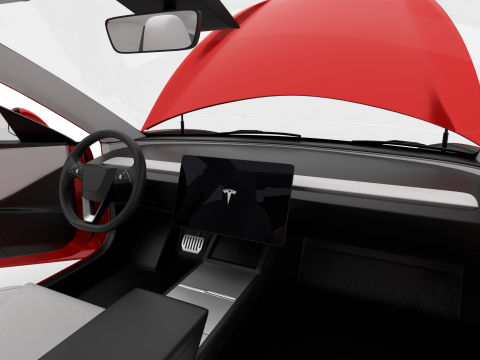Tesla Model 3 2024 HQ 3Dモデル