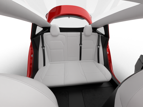 Tesla Model 3 2024 HQ 3Dモデル