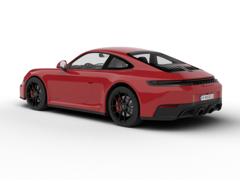 Porsche 911 Carrera GTS 2025 3D Model