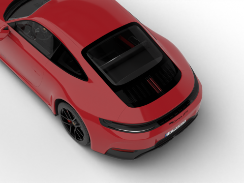 Porsche 911 Carrera GTS 2025 3D Model