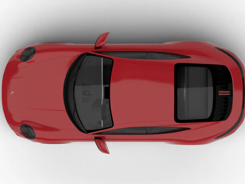 Porsche 911 Carrera GTS 2025 3D Modell