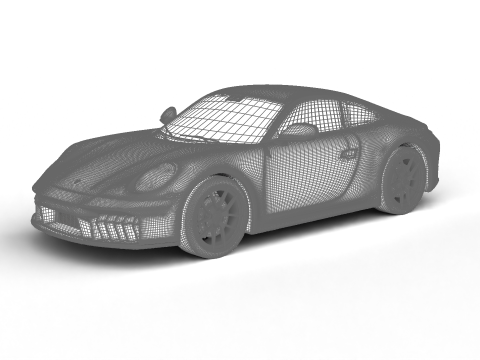 Porsche 911 Carrera GTS 2025 3D Model
