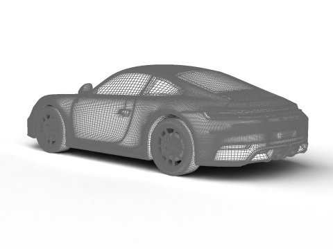 Porsche 911 Carrera GTS 2025 3D Model