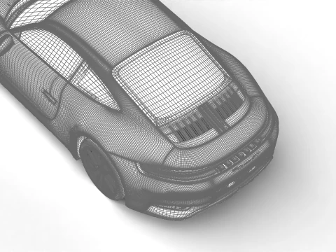 Porsche 911 Carrera GTS 2025 3D Modell