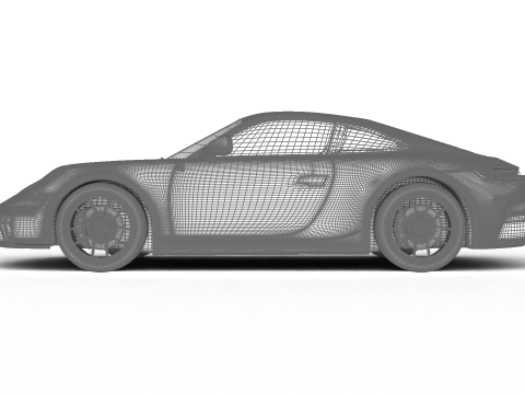 Porsche 911 Carrera GTS 2025 3D Model