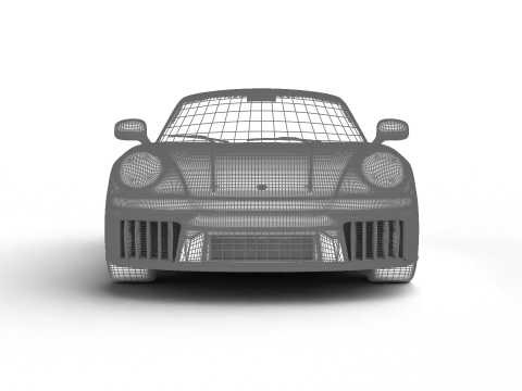 Porsche 911 Carrera GTS 2025 3D Model