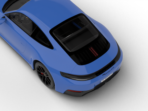 Porsche 911 Carrera GTS 2025 3D Модель