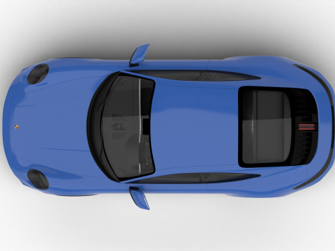 Porsche 911 Carrera GTS 2025 3D Модель