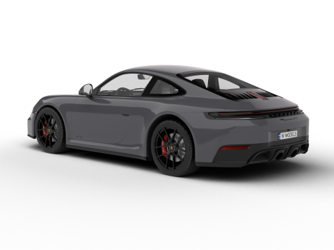 Porsche 911 Carrera GTS 2025 3D Модель