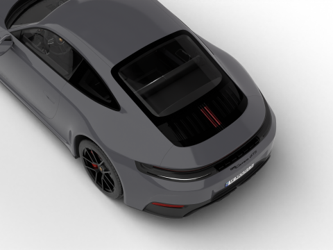 Porsche 911 Carrera GTS 2025 3D Модель