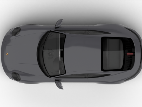Porsche 911 Carrera GTS 2025 3D Модель