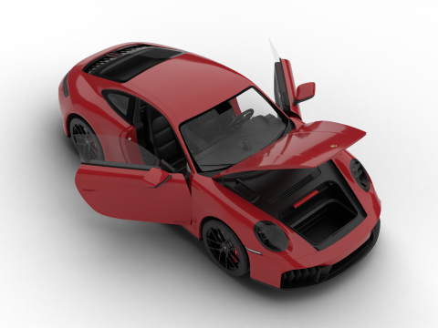 Porsche 911 Carrera GTS 2025 HQ 3D Model