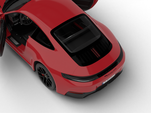 Porsche 911 Carrera GTS 2025 HQ 3D Model