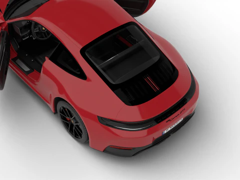 Porsche 911 Carrera GTS 2025 hoofdkwartier 3D Model