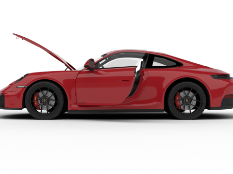Porsche 911 Carrera GTS 2025 HQ 3D Model