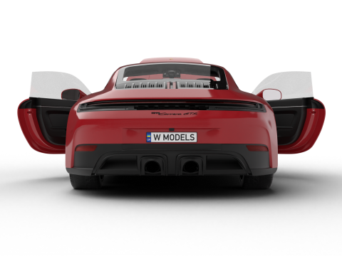 Porsche 911 Carrera GTS 2025 HQ 3D Model