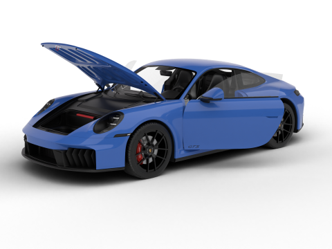 Porsche 911 Carrera GTS 2025 HQ 3D-Modell
